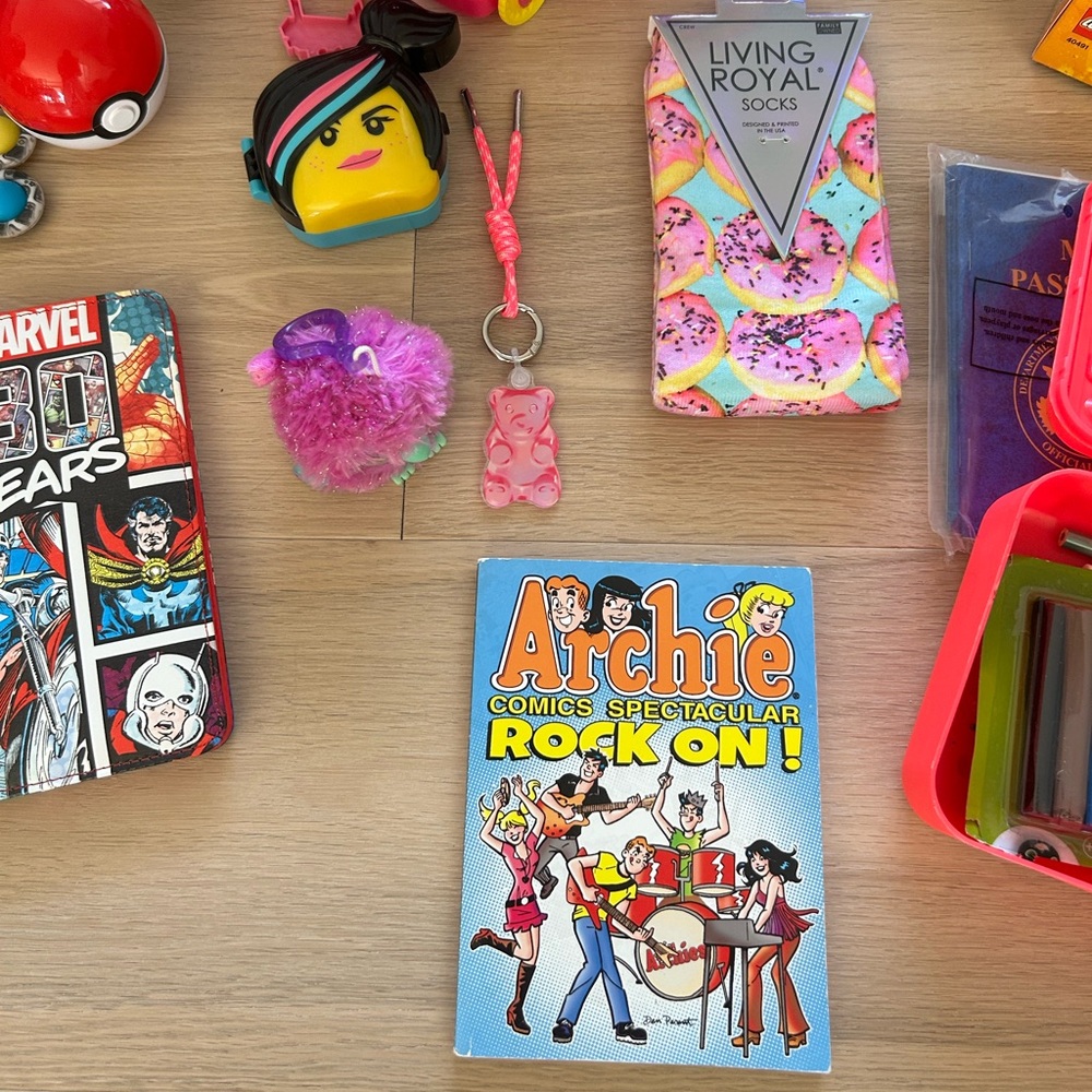 Toy Bundle - Lego, Hatchimals, Archie Comic, Pokémon, with Basket & More